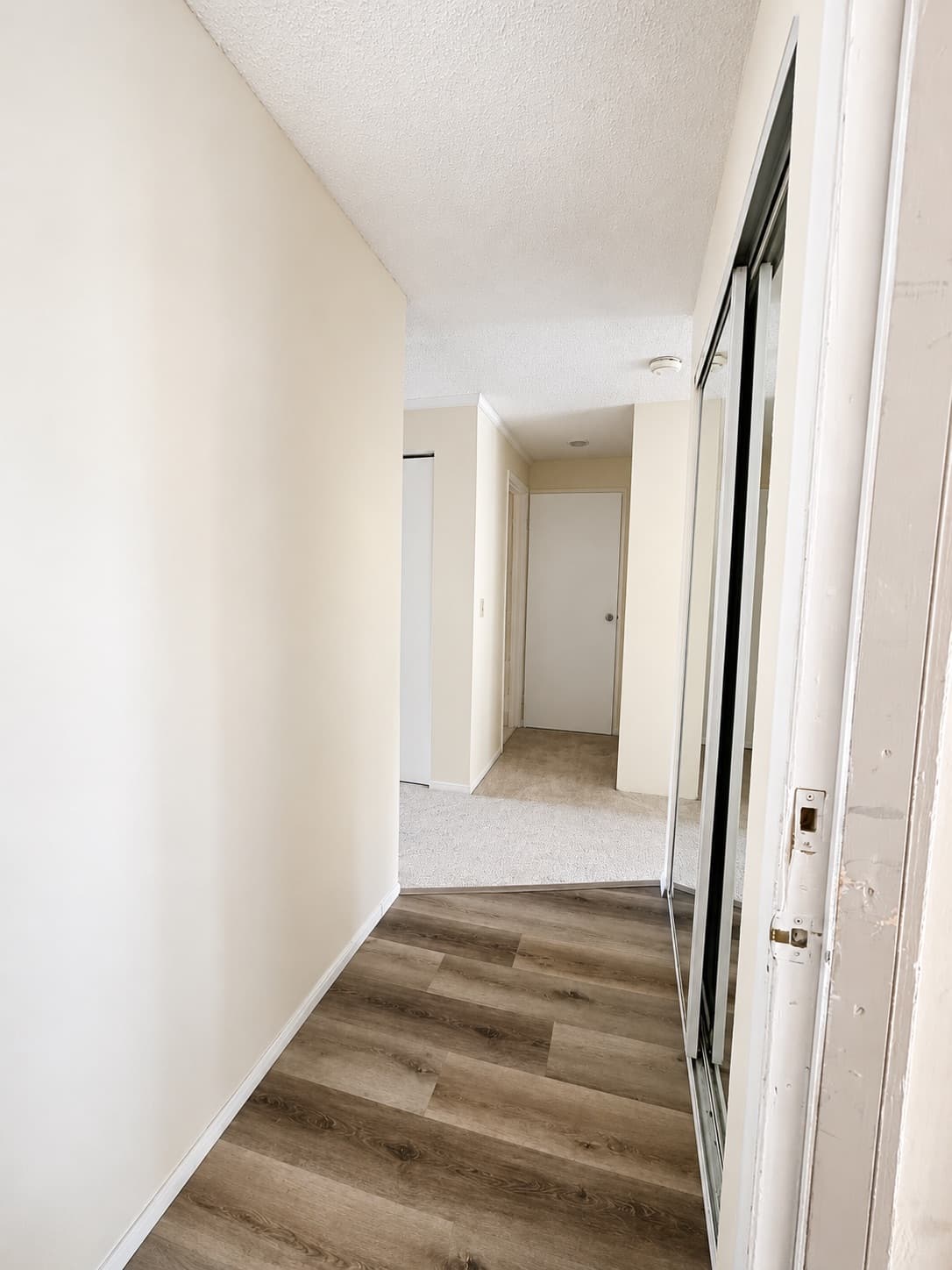 Hallway before staging