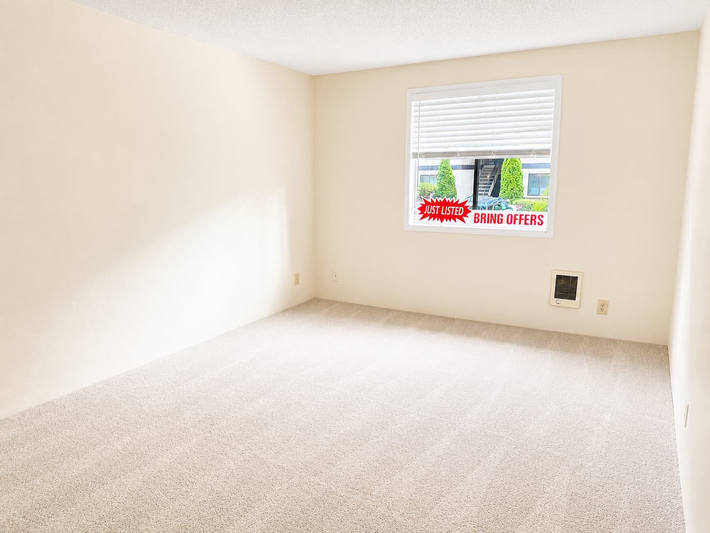 Master Bedroom before staging