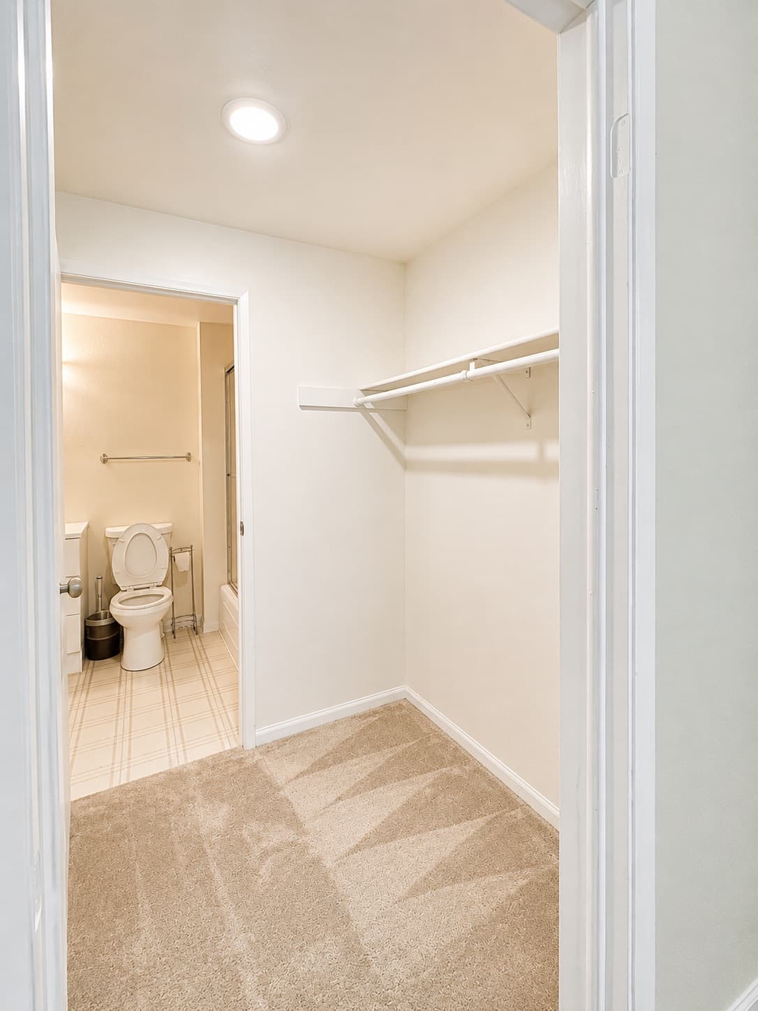 Walk-in Closet before staging