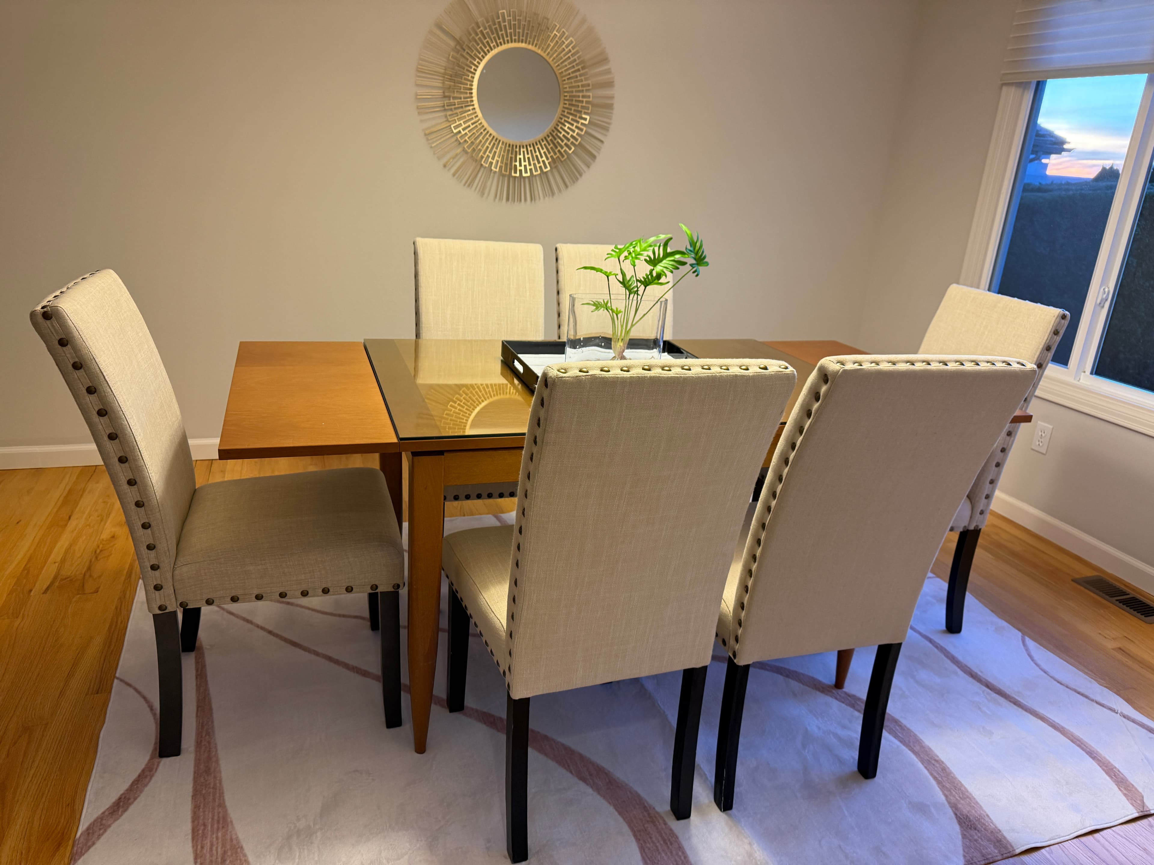 Dining Room — Table & Nailhead Chairs
