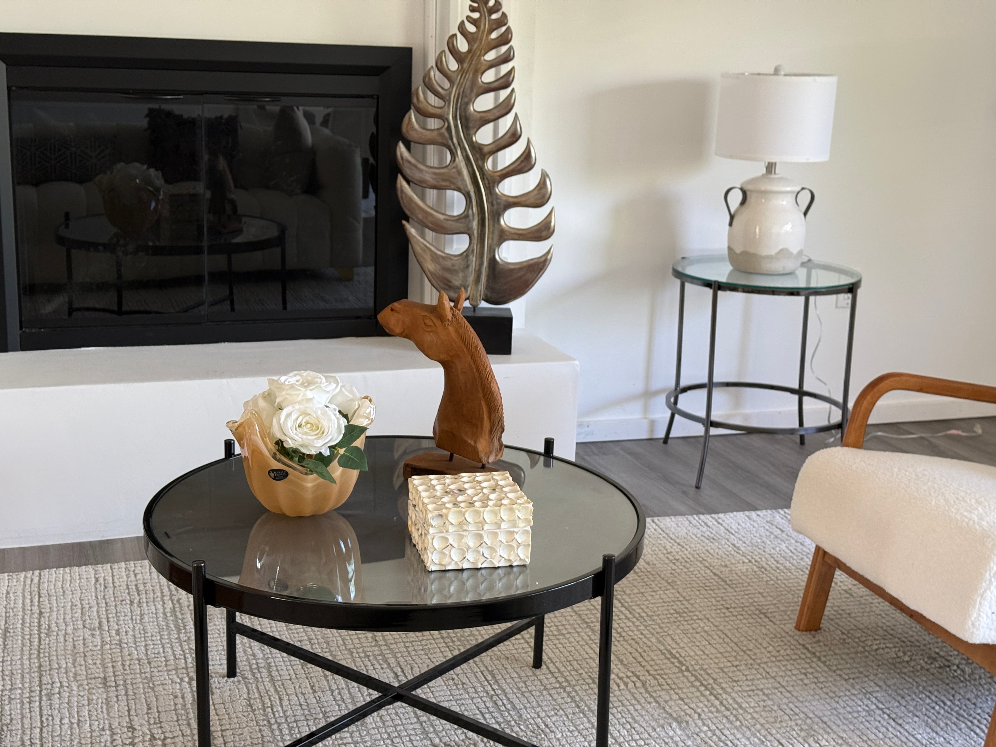 Living Room — Coffee Table Detail