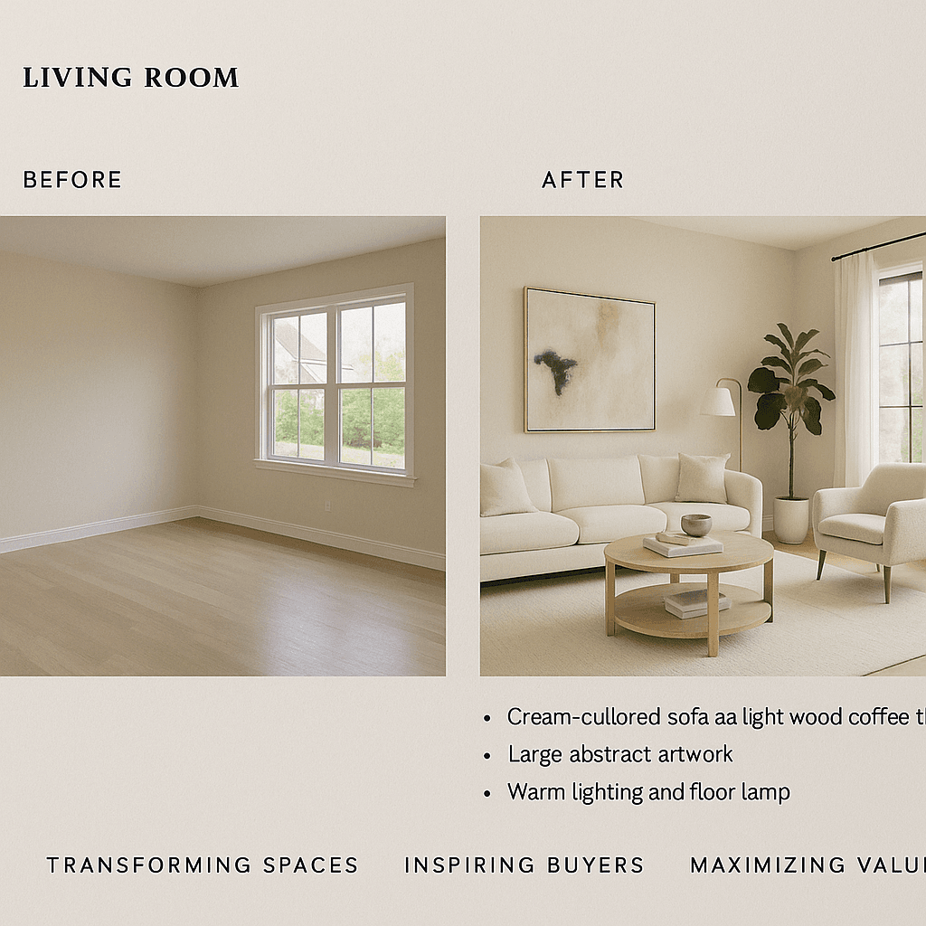 Living Room — Before & After Transform