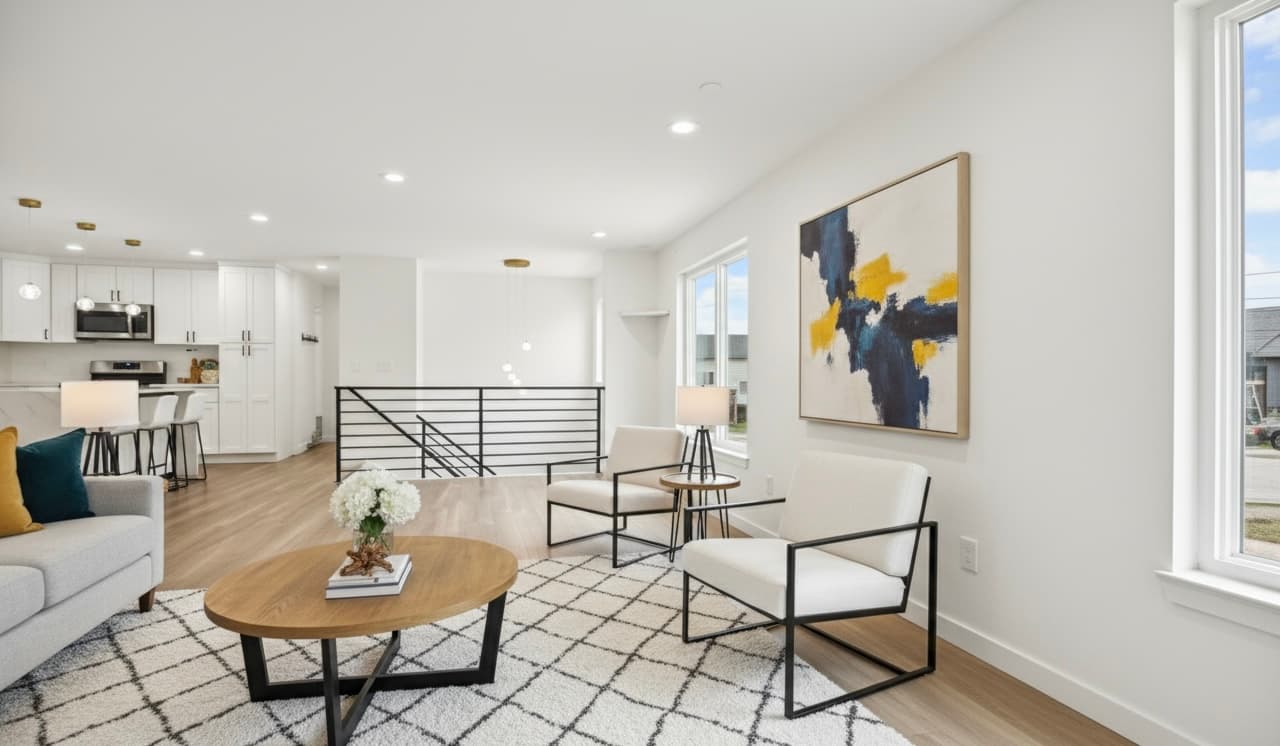 Open Plan — Minimalist Bright